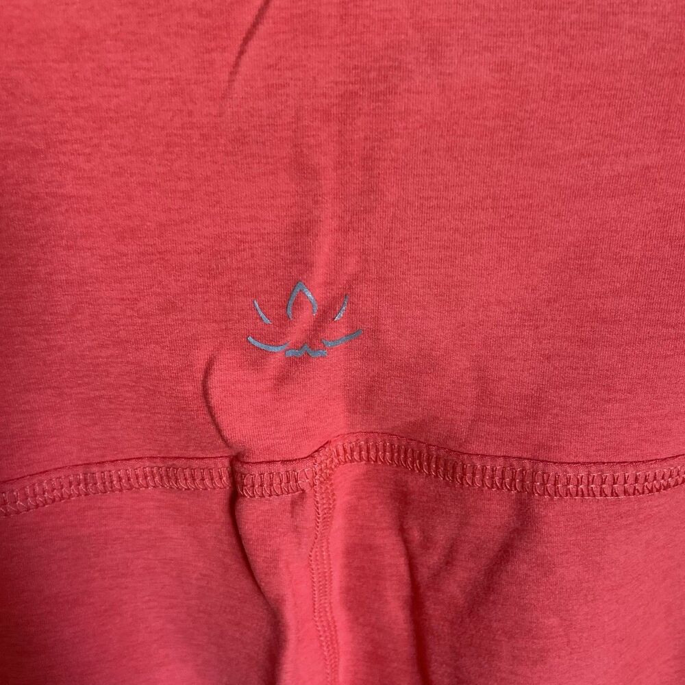 Beyond Yoga Out Of Pocket High Waisted Midi Leggings Size XL Coral Pink Heather - Picture 4 of 9
